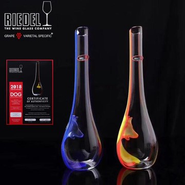 Riedel Dog醒酒器奧地利醴鐸水晶酒具藝術擺件2018新品狗年紀念版