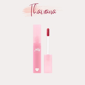 Thaivana🇹🇭泰國4U2 Jelly Tint 特調果凍染唇釉 持久顯色 水光玻璃感 不顯唇紋 嘟嘟唇 4g