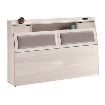 文創集 美雅利5尺雙人耐刮皮革床頭箱(不含床底＋不含床墊)-152x25x100cm免組