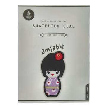 suatelier design JR刺繡貼 No.1563 KOKESHI(4)  多色  1個