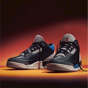 S.G Air Jordan 3 Retro "Rare Air" IB8967-004 稀有Air 麂皮 黑藍 男鞋