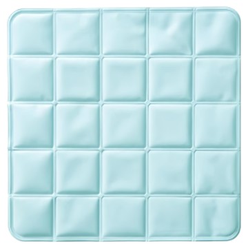 西格傢飾 方格雙面涼爽凝膠冰墊  藍色  40 x 40cm