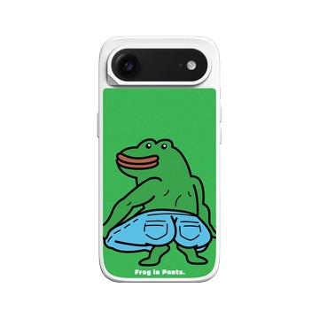 iPhone Air SolidX 白 - 怪奇事物所 Incrediville - 青蛙穿褲子