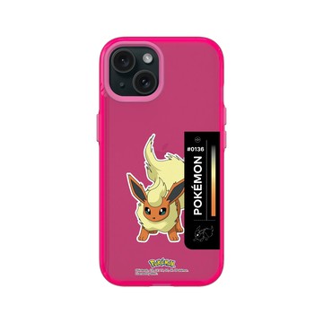 iPhone 15 Clear 粉漾桃 - 寶可夢 Pokemon - Pokémon Color-火伊步