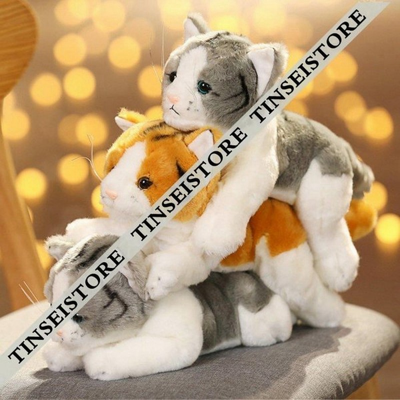 ぬいぐるみ 猫 可愛い 抱き枕 腹臥姿 本物そっくり ねこな 動物 お誕生日 赤ちゃん お祝い リアル 人形 通販 Lineポイント最大0 5 Get Lineショッピング