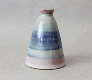 刷色白釉 小花器