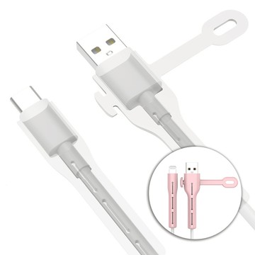✨台灣現貨📦 充電線保護套 包覆型 理線器 蘋果 防折 防斷 線頭保護套 數據線 防斷保護套 充電線 #丹丹悅生活