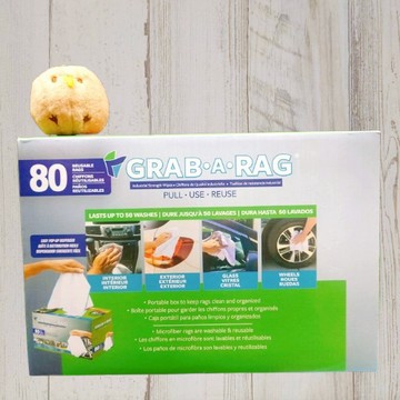 COSTCO GRAB-A-RAG 拋棄式超細纖維擦拭布 超細 超細纖維 擦拭布 乾濕兩用 抹布 汽車 餐桌 打掃 清潔