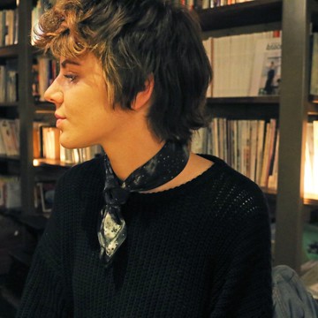 "Antithesis"  法式純絲精品時尚印花方巾