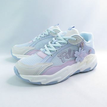 FILA 5C306Z351 櫻花 女休閒鞋 老爹鞋 運動鞋 Cherry Blossom 粉藍【iSport愛運動】