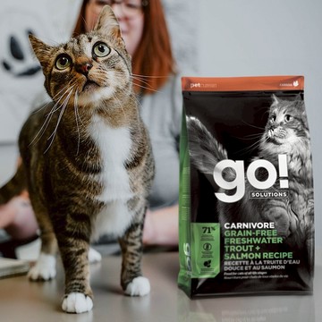 【貓主食】go! 淡水鱒魚全貓 高肉量系列 無穀 貓飼料