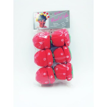 附發票✅ ??草莓海綿髮捲球 6入 ??