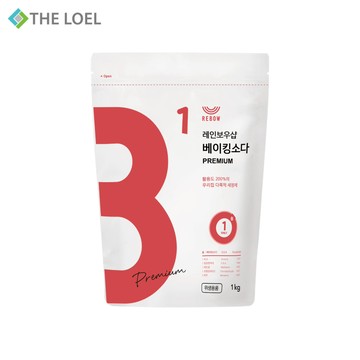 【THE LOEL】多功能清潔優質小蘇打粉 1kg (袋裝)  x 1入&2入