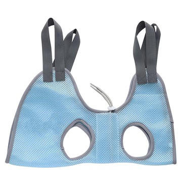 捷華 可調節寵物美容吊床 透氣網布 藍色  XS(52 x 45cm)  1個