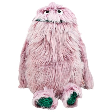 Moulin Roty 布布毛怪 聚酯纖維材質 適用年齡10個月以上  55cm  藕粉色  1個