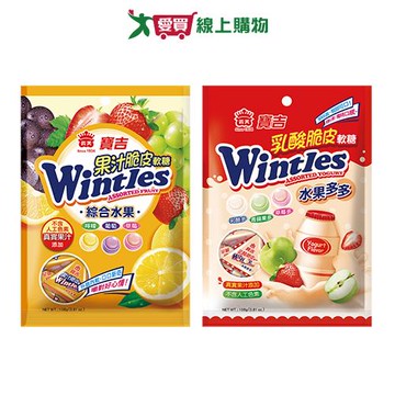 義美脆皮軟糖系列(綜合水果/水果多多)(108G/包)【愛買】