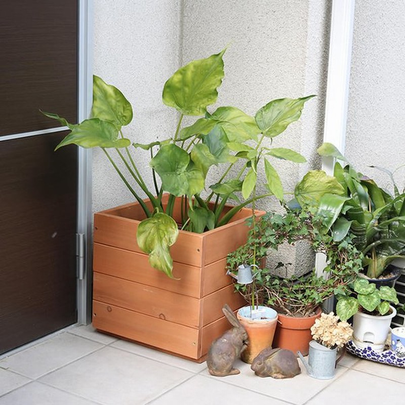 プランター 鉢植え 菜園 花 花壇 野菜 屋外 おしゃれ 木製 庭 ガーデニング 縁側 庭先 軒先 玄関 エントランス 通販 Lineポイント最大0 5 Get Lineショッピング