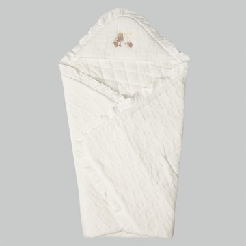 akachan honpo - 包巾 保暖鋪棉-米白色 (80×80cm)