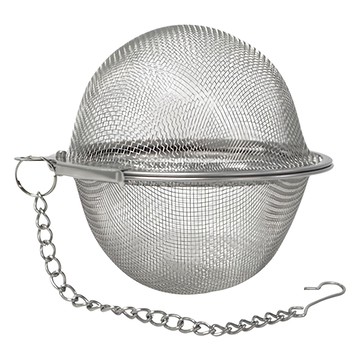 Kitchen-U 不鏽鋼濾茶器 高湯濾網  1個  中號(直徑 70 mm x 高度 70 mm)