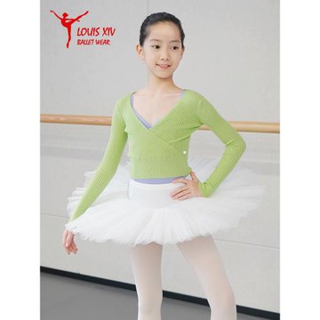 LOUIS XIV芭蕾舞蹈兒童秋冬針織毛衣長袖上衣練功服形體保暖外套