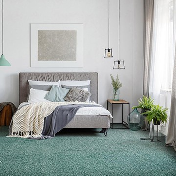 范登伯格 - 蒂亞 超柔軟仿羊毛地毯 - 孔雀藍 (200 x 290cm)