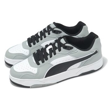 Puma 休閒鞋 RBD Break Low 男鞋 女鞋 灰 黑 皮革 運動鞋 40258606