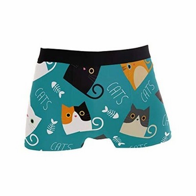 Masai ボクサーパンツ メンズ 下着 猫柄 和風 通気 吸汗 吸水速乾 ボクサーブリーフ おしゃれ 肌着 立体成型 プレゼント L 通販 Lineポイント最大get Lineショッピング