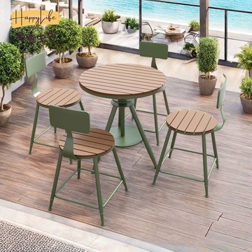 免運 洽談桌椅 輕奢桌椅組合  室外奶茶店咖啡店休閑餐桌椅戶外別墅花園露天陽臺可升降鐵藝桌椅可開發票 全館六折 工廠現貨直銷 新品特價 c9014