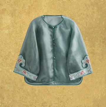 【多色金縷杏】 新中式復古香云紗 桑蠶絲上衣