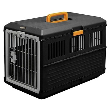 IRIS OHYAMA 愛麗思歐雅瑪 航空運輸籠 FC670  黑/橙色  L(40.3 x 68.6 x 47.8cm)  1個