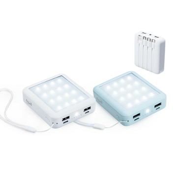 【E-books】B85 五合一LED自帶四線行動電源