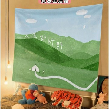 拍攝牆 掛飾 春日系卡通ins掛布氛圍感裝飾房間臥室宿舍遮丑墻布拍照道具 居家裝飾 臥室裝扮 房間裝飾 房間掛布 吊飾牆