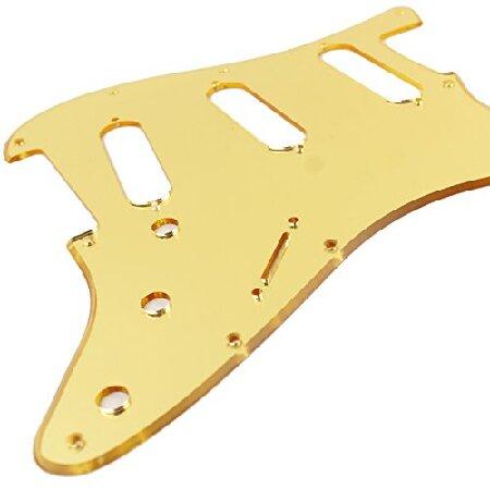 Custom Guitar Pickguard For Stratocaster Strat Standard ,Gorgeous Gold Mirror