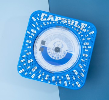 CD播放機 DVD播放器 家用 【膠囊娛樂】充電式CD播放器藍芽便攜個性懷舊專輯唱片機『XY39456』