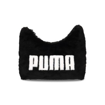 Puma UP FAUX FUR Slouchy 黑色 毛茸茸 側背小包 側背包 09186901