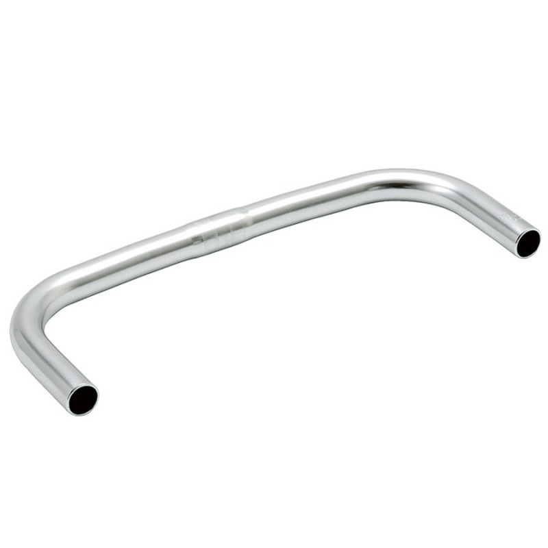 NITTO/日東 B266AA 380mm シルバー ブルホーンバー 自転車部品