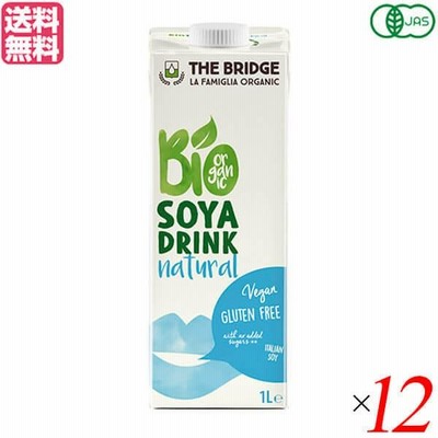 豆乳 ソイミルク オーガニック ブリッジ ソイドリンク 1000ml １２本セット