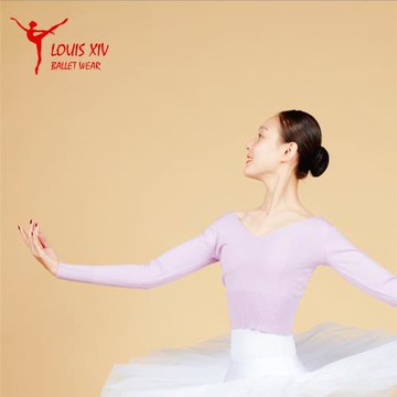 LOUIS XIV 路易十四成人芭蕾舞蹈練功長袖毛衣 秋冬保暖針織上衣