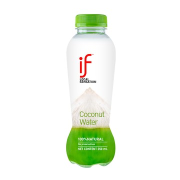 椰子水 泰國進口IF天然椰子水350ml 24瓶/箱