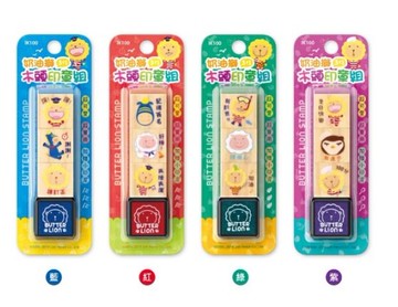 雄獅 SIMBALION IK-100 奶油獅 3+1木頭印章組 加贈小印泥【APP滿額下單10%點數(單一帳號最高5000點)】1/31止