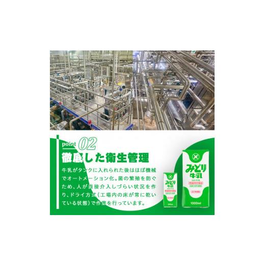 ふるさと納税 大分県 佐伯市 みどり牛乳(1000ml×12本)