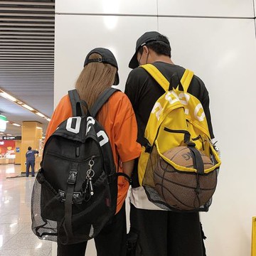 籃球包男雙肩大容量訓練運動多功能背包抽繩潮牌高中潮流學生書包