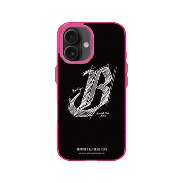 iPhone 16 Clear 粉漾桃 - 職棒-中信兄弟 Brothers - 素描LOGO