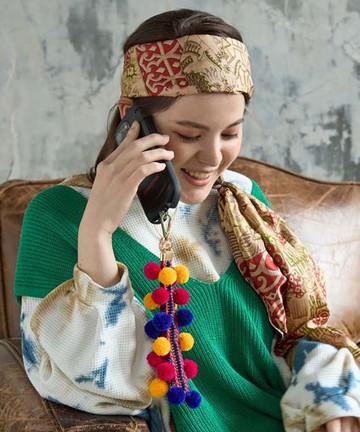 【熱門預購】手工織編手機掛繩2色 IJCP4102