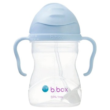 b.box 防漏學習水杯 不鏽鋼重力球設計  240ml  1個  馬卡龍藍