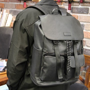 韓版雙肩包背包男士休閒電腦背包戶外大容量旅行包大學生書包