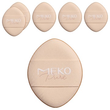 MEKO 一拍即合雙尖頭手指粉撲 3入  2個  米色