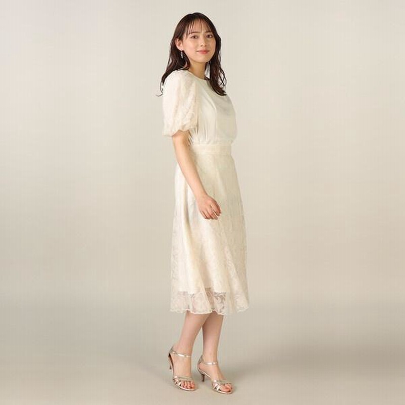 LAISSE PASSE PREMIUM LINE》リリーエンブロイダリーチュールスカート 