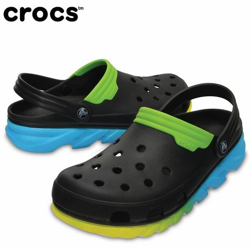 クロックス crocs サンダル メンズ duet max ombre clog デュエット