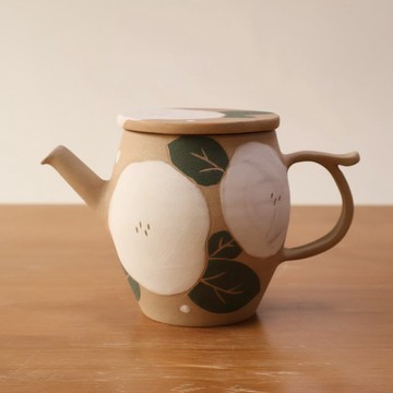 山茶花 附蓋帶把手大容量茶海 公道杯 勻杯